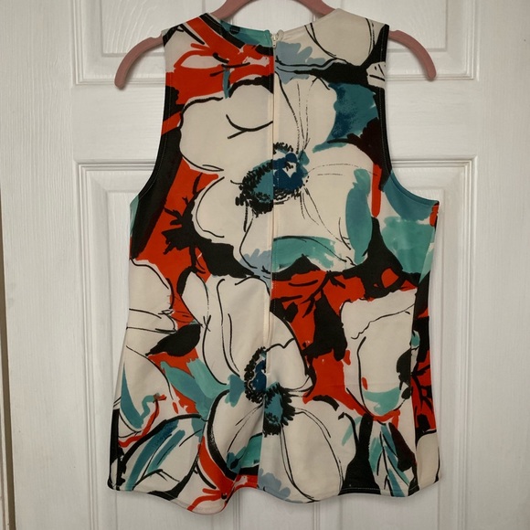 Anthropologie peplum floral top size large - Picture 3 of 3